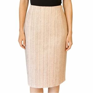 Renato Nucci Pink Tweed Pencil Skirt